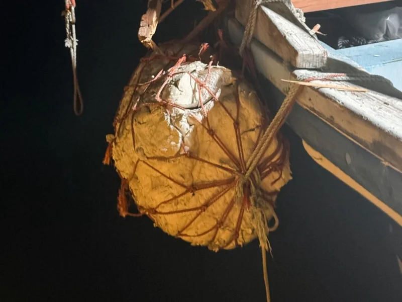 La Vagabonde after crash