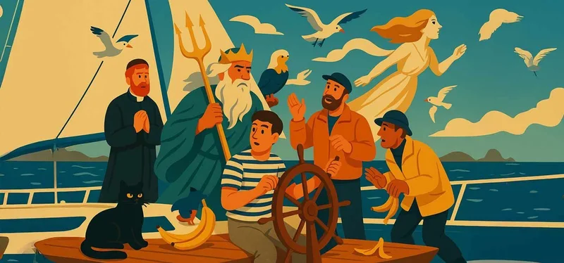 Рыжеволосые и священники на яхте - к беде