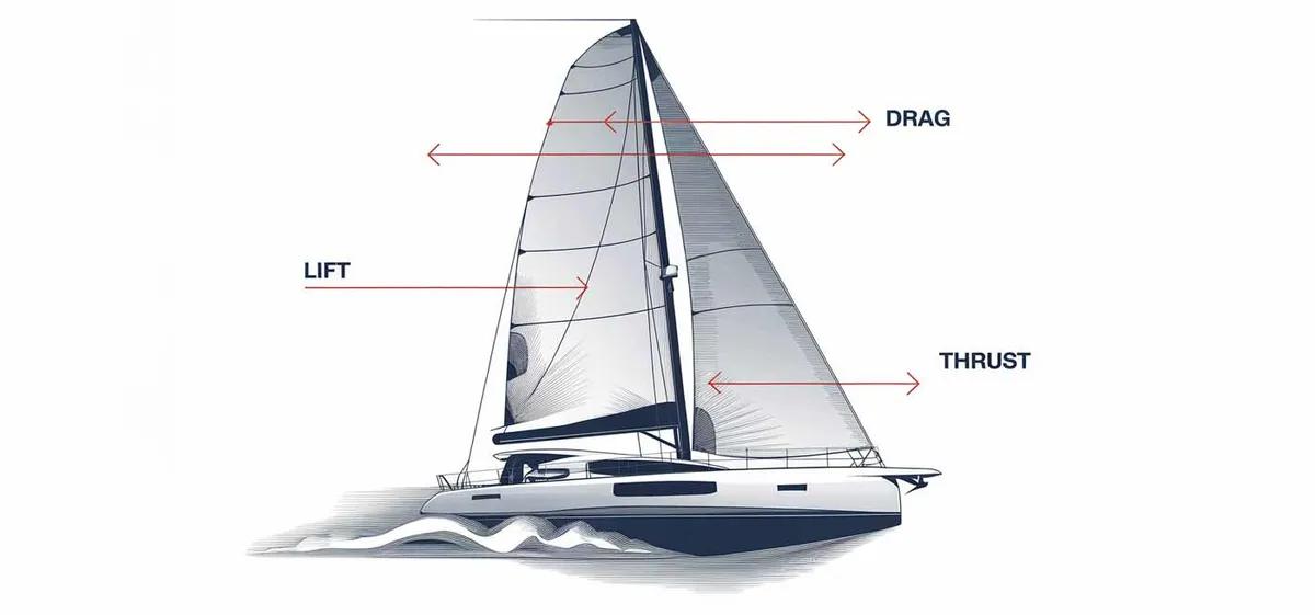 How a sail works on a yacht: classic and modern explanation