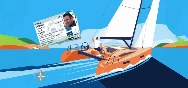 What kind of yacht license is needed for a charter?