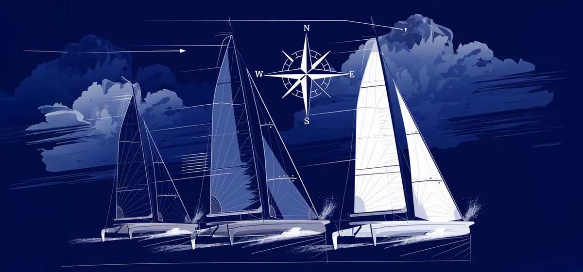 Courses relative to the wind in yachting: a beginner's guide