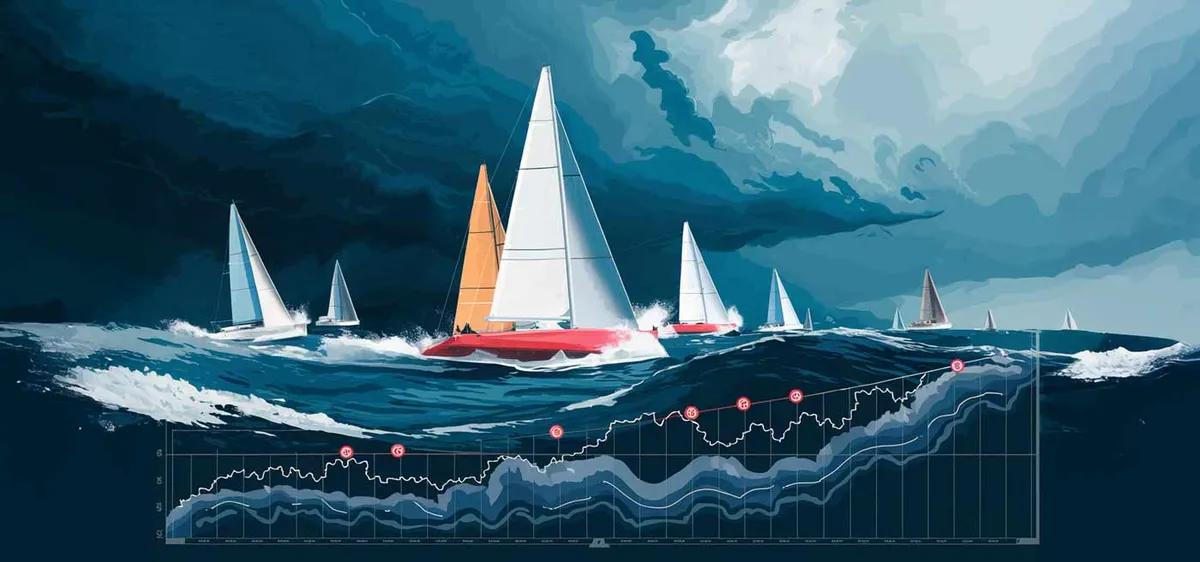 What is a catabatic wind and how is it dangerous for boaters?