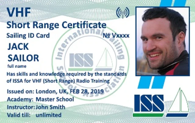 ISSA Certificate VHF SRC